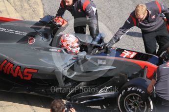 World © Octane Photographic Ltd. Formula 1 - Winter Test 1. Kevin Magnussen - Haas F1 Team VF-17. Circuit de Barcelona-Catalunya. Monday 27th February 2017. Digital Ref :1780CB1D2893