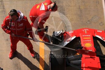 World © Octane Photographic Ltd. Formula 1 - Winter Test 1. Sebastian Vettel - Scuderia Ferrari SF70H. Circuit de Barcelona-Catalunya. Monday 27th February 2017. Digital Ref :1780CB1D2910