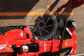 World © Octane Photographic Ltd. Formula 1 - Winter Test 1. Sebastian Vettel - Scuderia Ferrari SF70H. Circuit de Barcelona-Catalunya. Monday 27th February 2017. Digital Ref :1780CB1D2915