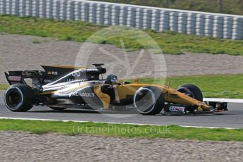 World © Octane Photographic Ltd. Formula 1 - Winter Test 1. Nico Hulkenberg - Renault Sport F1 Team R.S.17. Circuit de Barcelona-Catalunya. Monday 27th February 2017. Digital Ref :1780CB1D2971