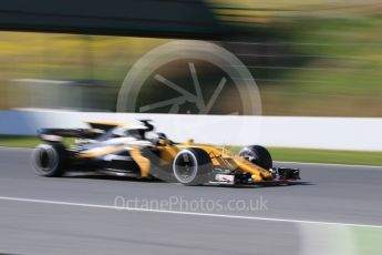 World © Octane Photographic Ltd. Formula 1 - Winter Test 1. Nico Hulkenberg - Renault Sport F1 Team R.S.17. Circuit de Barcelona-Catalunya. Monday 27th February 2017. Digital Ref :1780CB1D2991