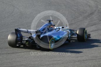 World © Octane Photographic Ltd. Formula 1 - Winter Test 1. Lewis Hamilton - Mercedes AMG Petronas F1 W08 EQ Energy+. Circuit de Barcelona-Catalunya. Monday 27th February 2017. Digital Ref :1780CB1D3090