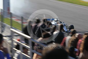 World © Octane Photographic Ltd. Formula 1 - Winter Test 1. Lewis Hamilton - Mercedes AMG Petronas F1 W08 EQ Energy+. Circuit de Barcelona-Catalunya. Monday 27th February 2017. Digital Ref :1780CB1D3170