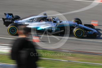 World © Octane Photographic Ltd. Formula 1 - Winter Test 1. Lewis Hamilton - Mercedes AMG Petronas F1 W08 EQ Energy+. Circuit de Barcelona-Catalunya. Monday 27th February 2017. Digital Ref :1780CB1D3182