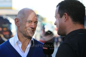 World © Octane Photographic Ltd. Formula 1 - Winter Test 1. Adrian Newey - Red Bull Racing. Circuit de Barcelona-Catalunya. Monday 27th February 2017. Digital Ref : 1780CB1D3298