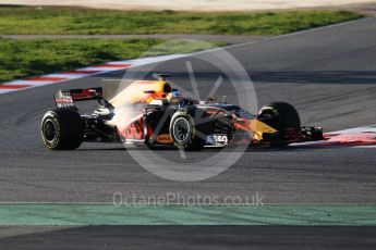 World © Octane Photographic Ltd. Formula 1 - Winter Test 1. Daniel Ricciardo - Red Bull Racing RB13. Circuit de Barcelona-Catalunya. Monday 27th February 2017. Digital Ref : 1780CB1D3302