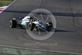 World © Octane Photographic Ltd. Formula 1 - Winter Test 1. Lewis Hamilton - Mercedes AMG Petronas F1 W08 EQ Energy+. Circuit de Barcelona-Catalunya. Monday 27th February 2017. Digital Ref : 1780CB1D3316
