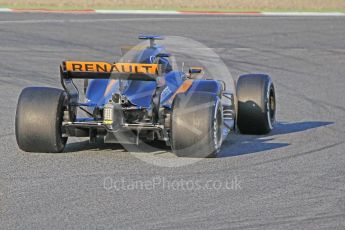 World © Octane Photographic Ltd. Formula 1 - Winter Test 1. Nico Hulkenberg - Renault Sport F1 Team R.S.17. Circuit de Barcelona-Catalunya. Monday 27th February 2017. Digital Ref : 1780CB1D3477