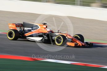 World © Octane Photographic Ltd. Formula 1 - Winter Test 1. Fernando Alonso - McLaren Honda MCL32. Circuit de Barcelona-Catalunya. Monday 27th February 2017. Digital Ref : 1780CB1D3548