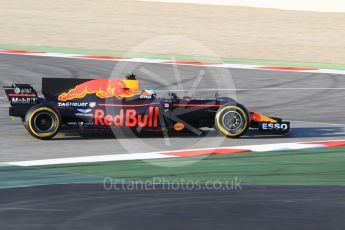 World © Octane Photographic Ltd. Formula 1 - Winter Test 1. Daniel Ricciardo - Red Bull Racing RB13. Circuit de Barcelona-Catalunya. Monday 27th February 2017. Digital Ref : 1780CB1D3557