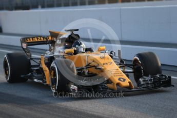 World © Octane Photographic Ltd. Formula 1 winter test 1, Renault Sport F1 Team R.S.17 – Nico Hulkenberg, Circuit de Barcelona-Catalunya. Monday 27th February 2017. Digital Ref :1780CB1D6016