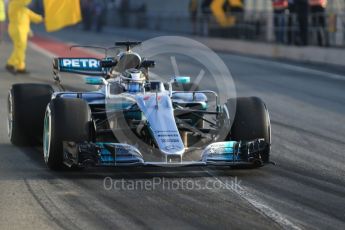World © Octane Photographic Ltd. Formula 1 winter test 1, Mercedes AMG Petronas F1 W08 EQ Energy+ - Valtteri Bottas. Circuit de Barcelona-Catalunya. Monday 27th February 2017. Digital Ref :1780CB1D6091