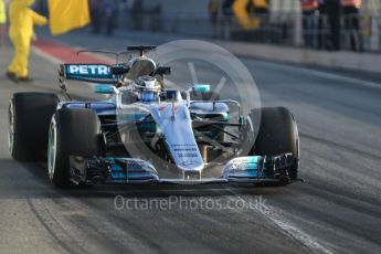 World © Octane Photographic Ltd. Formula 1 winter test 1, Mercedes AMG Petronas F1 W08 EQ Energy+ - Valtteri Bottas. Circuit de Barcelona-Catalunya. Monday 27th February 2017. Digital Ref :1780CB1D6091
