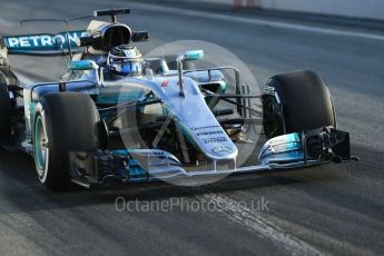 World © Octane Photographic Ltd. Formula 1 winter test 1, Mercedes AMG Petronas F1 W08 EQ Energy+ - Valtteri Bottas. Circuit de Barcelona-Catalunya. Monday 27th February 2017. Digital Ref :1780CB1D6116