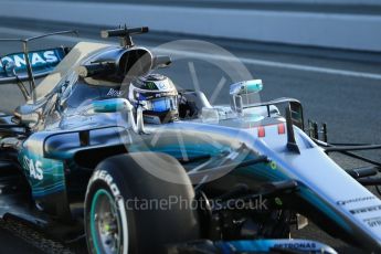 World © Octane Photographic Ltd. Formula 1 winter test 1, Mercedes AMG Petronas F1 W08 EQ Energy+ - Valtteri Bottas. Circuit de Barcelona-Catalunya. Monday 27th February 2017. Digital Ref :1780CB1D6121