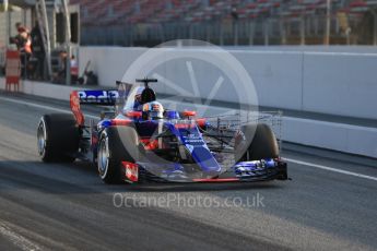 World © Octane Photographic Ltd. Formula 1 winter test 1, Scuderia Toro Rosso STR12 – Carlos Sainz,Circuit de Barcelona-Catalunya. Monday 27th February 2017. Digital Ref :1780CB1D6155