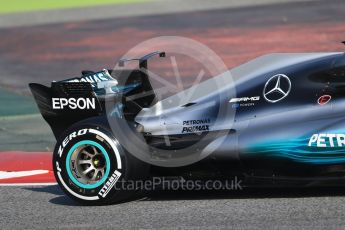 World © Octane Photographic Ltd. Formula 1 winter test 1, Mercedes AMG Petronas F1 W08 EQ Energy+ - Valtteri Bottas. Circuit de Barcelona-Catalunya. Monday 27th February 2017. Digital Ref :1780CB1D6276