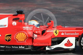 World © Octane Photographic Ltd. Formula 1 winter test 1, Scuderia Ferrari SF70H – Sebastian Vettel. Circuit de Barcelona-Catalunya. Monday 27th February 2017. Digital Ref :1780CB1D6285