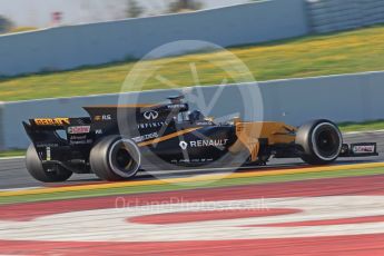 World © Octane Photographic Ltd. Formula 1 winter test 1, Renault Sport F1 Team R.S.17 – Nico Hulkenberg, Circuit de Barcelona-Catalunya. Monday 27th February 2017. Digital Ref :1780CB1D6319