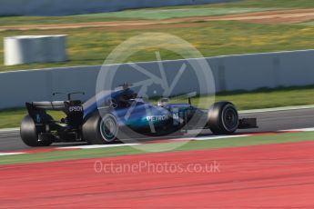 World © Octane Photographic Ltd. Formula 1 winter test 1, Mercedes AMG Petronas F1 W08 EQ Energy+ - Valtteri Bottas. Circuit de Barcelona-Catalunya. Monday 27th February 2017. Digital Ref :1780CB1D6355