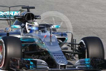 World © Octane Photographic Ltd. Formula 1 winter test 1, Mercedes AMG Petronas F1 W08 EQ Energy+ - Valtteri Bottas. Circuit de Barcelona-Catalunya. Monday 27th February 2017. Digital Ref :1780CB1D6401