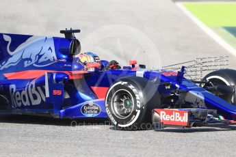 World © Octane Photographic Ltd. Formula 1 winter test 1, Scuderia Toro Rosso STR12 – Carlos Sainz,Circuit de Barcelona-Catalunya. Monday 27th February 2017. Digital Ref :1780CB1D6548