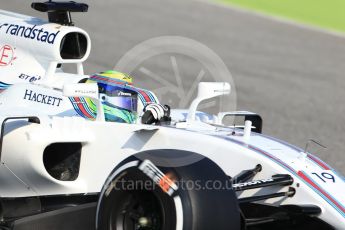 World © Octane Photographic Ltd. Formula 1 winter test 1, Williams martini Racing FW40 – Felipe Massa. Circuit de Barcelona-Catalunya. Monday 27th February 2017. Digital Ref :1780CB1D6572
