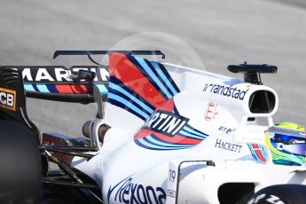 World © Octane Photographic Ltd. Formula 1 winter test 1, Williams martini Racing FW40 – Felipe Massa. Circuit de Barcelona-Catalunya. Monday 27th February 2017. Digital Ref :1780CB1D6606