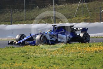 World © Octane Photographic Ltd. Formula 1 - Winter Test 1. Marcus Ericsson - Sauber F1 Team C36. Circuit de Barcelona-Catalunya. Monday 27th February 2017. Digital Ref :1780CB1D6702