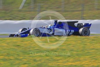 World © Octane Photographic Ltd. Formula 1 - Winter Test 1. Marcus Ericsson - Sauber F1 Team C36. Circuit de Barcelona-Catalunya. Monday 27th February 2017. Digital Ref :1780CB1D6773