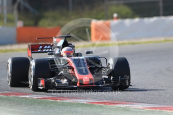 World © Octane Photographic Ltd. Formula 1 - Winter Test 1. Kevin Magnussen - Haas F1 Team VF-17. Circuit de Barcelona-Catalunya. Monday 27th February 2017. Digital Ref :1780CB1D6805