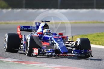 World © Octane Photographic Ltd. Formula 1 - Winter Test 1. Carlos Sainz - Scuderia Toro Rosso STR12. Circuit de Barcelona-Catalunya. Monday 27th February 2017. Digital Ref :1780CB1D6816