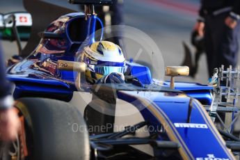 World © Octane Photographic Ltd. Formula 1 - Winter Test 1. Marcus Ericsson - Sauber F1 Team C36. Circuit de Barcelona-Catalunya. Monday 27th February 2017. Digital Ref : 1780LB1D8267