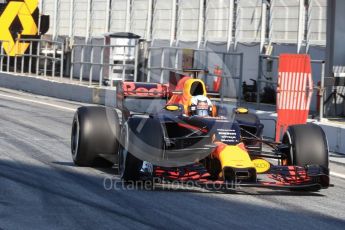 World © Octane Photographic Ltd. Formula 1 - Winter Test 1. Daniel Ricciardo - Red Bull Racing RB13. Circuit de Barcelona-Catalunya. Monday 27th February 2017. Digital Ref : 1780LB1D8395