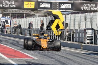 World © Octane Photographic Ltd. Formula 1 - Winter Test 1. Nico Hulkenberg - Renault Sport F1 Team R.S.17. Circuit de Barcelona-Catalunya. Monday 27th February 2017. Digital Ref : 1780LB1D8403