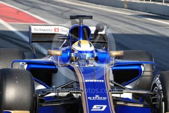 World © Octane Photographic Ltd. Formula 1 - Winter Test 1. Marcus Ericsson - Sauber F1 Team C36. Circuit de Barcelona-Catalunya. Monday 27th February 2017. Digital Ref : 1780LB1D8442