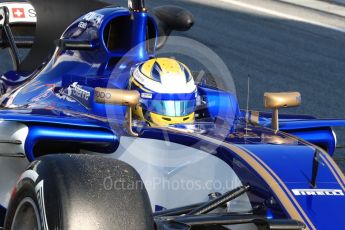 World © Octane Photographic Ltd. Formula 1 - Winter Test 1. Marcus Ericsson - Sauber F1 Team C36. Circuit de Barcelona-Catalunya. Monday 27th February 2017. Digital Ref : 1780LB1D8467