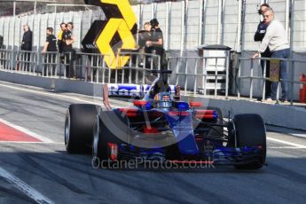 World © Octane Photographic Ltd. Formula 1 - Winter Test 1. Carlos Sainz - Scuderia Toro Rosso STR12. Circuit de Barcelona-Catalunya. Monday 27th February 2017. Digital Ref : 1780LB1D8486