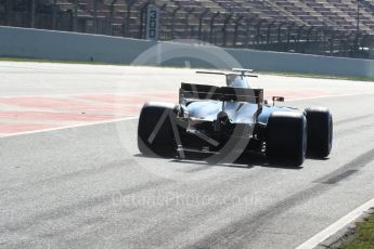 World © Octane Photographic Ltd. Formula 1 - Winter Test 1. Kevin Magnussen - Haas F1 Team VF-17. Circuit de Barcelona-Catalunya. Monday 27th February 2017. Digital Ref : 1780LB1D8523