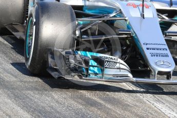 World © Octane Photographic Ltd. Formula 1 - Winter Test 1. Lewis Hamilton - Mercedes AMG Petronas F1 W08 EQ Energy+. Circuit de Barcelona-Catalunya. Monday 27th February 2017. Digital Ref : 1780LB1D8548