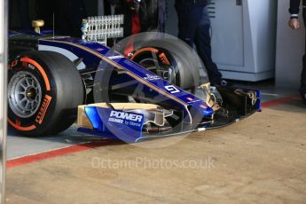 World © Octane Photographic Ltd. Formula 1 - Winter Test 1. Marcus Ericsson - Sauber F1 Team C36. Circuit de Barcelona-Catalunya. Monday 27th February 2017. Digital Ref : 1780LB5D7547