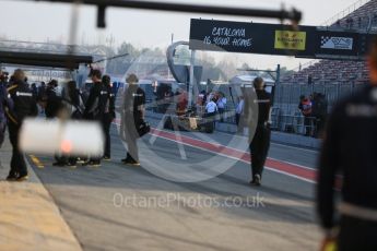 World © Octane Photographic Ltd. Formula 1 - Winter Test 1. Nico Hulkenberg - Renault Sport F1 Team R.S.17. Circuit de Barcelona-Catalunya. Monday 27th February 2017. Digital Ref : 1780LB5D7561