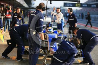 World © Octane Photographic Ltd. Formula 1 - Winter Test 1. Marcus Ericsson - Sauber F1 Team C36. Circuit de Barcelona-Catalunya. Monday 27th February 2017. Digital Ref : 1780LB5D7575