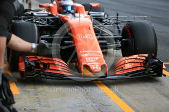World © Octane Photographic Ltd. Formula 1 - Winter Test 1. Fernando Alonso - McLaren Honda MCL32. Circuit de Barcelona-Catalunya. Monday 27th February 2017. Digital Ref :