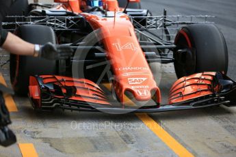 World © Octane Photographic Ltd. Formula 1 - Winter Test 1. Fernando Alonso - McLaren Honda MCL32. Circuit de Barcelona-Catalunya. Monday 27th February 2017. Digital Ref : 1780LB5D7614