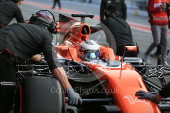 World © Octane Photographic Ltd. Formula 1 - Winter Test 1. Fernando Alonso - McLaren Honda MCL32. Circuit de Barcelona-Catalunya. Monday 27th February 2017. Digital Ref : 1780LB5D7636