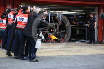 World © Octane Photographic Ltd. Formula 1 - Winter Test 1. Daniel Ricciardo - Red Bull Racing RB13. Circuit de Barcelona-Catalunya. Monday 27th February 2017. Digital Ref : 1780LB5D7647