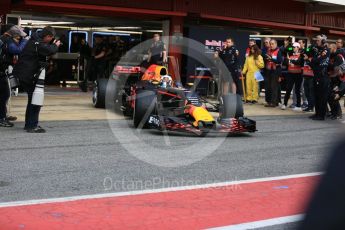 World © Octane Photographic Ltd. Formula 1 - Winter Test 1. Daniel Ricciardo - Red Bull Racing RB13. Circuit de Barcelona-Catalunya. Monday 27th February 2017. Digital Ref : 1780LB5D7654