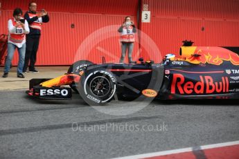 World © Octane Photographic Ltd. Formula 1 - Winter Test 1. Daniel Ricciardo - Red Bull Racing RB13. Circuit de Barcelona-Catalunya. Monday 27th February 2017. Digital Ref : 1780LB5D7668