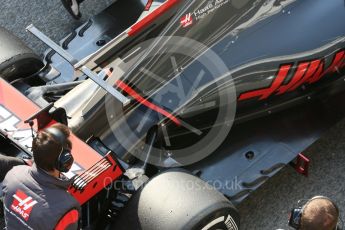 World © Octane Photographic Ltd. Formula 1 - Winter Test 1. Kevin Magnussen - Haas F1 Team VF-17. Circuit de Barcelona-Catalunya. Monday 27th February 2017. Digital Ref : 1780LB5D7747